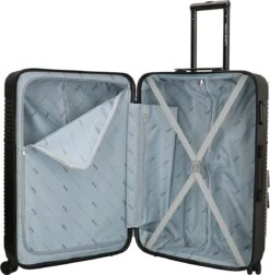 Enrico Benetti Koffer / Trolley / Reiskoffer - 75 X 46 X 25 Cm - 93 Liter - ABS - Maat L - Louisville - Zwart -Reis Opberg Artikelen 1176x1200 2