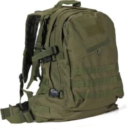 RAMBUX® - Backpack - Militair Tactisch - Leger Groen - Wandelrugzak - Rugtas - Rugzak - 55 Liter