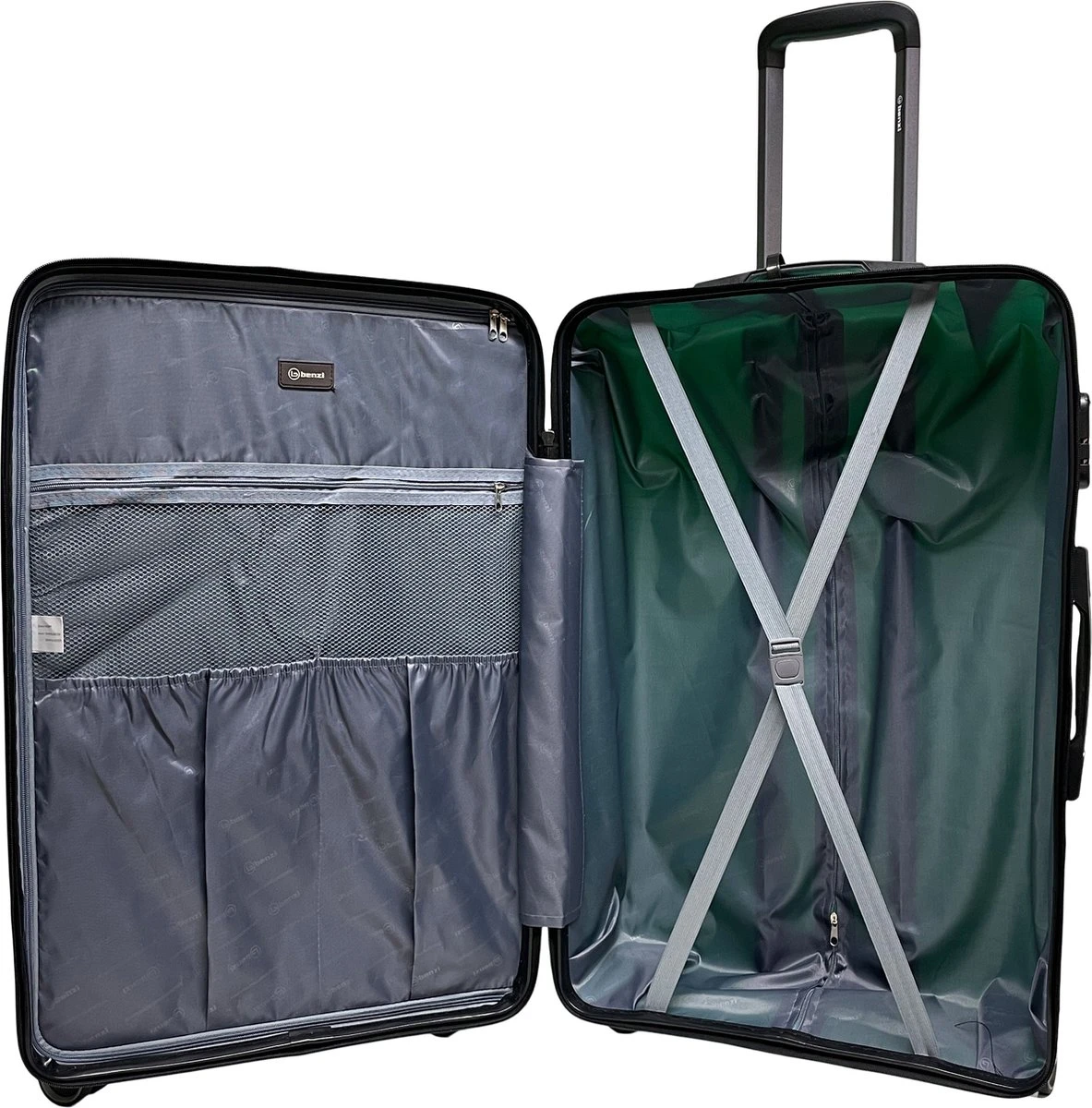 Benzi Barco Grote Koffer - 75 Cm - 95 Liter - Geel 8 Benzi Barco Grote Koffer - 75 Cm - 95 Liter - Geel - Afbeelding 6