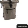 VanEnkhuizen Rolltop Rugzak Met Laptopvak 15,6 Inch - 20 Liter - Waterafstotend En Thermo Materiaal - Taupe