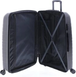 Gladiator Kick-Off Grote Koffer Expandable -76 Cm - 99/125 Liter - Eco Friendly Recyclebaar PP - Donkergrijs -Reis Opberg Artikelen 1187x1200 3