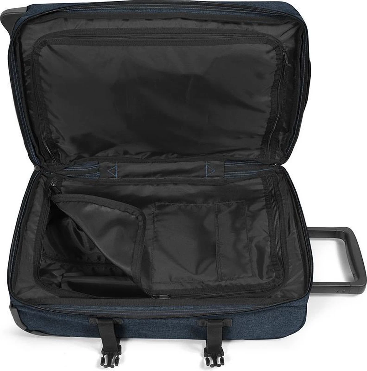 Eastpak TRANVERZ S Reiskoffer, Handbagage (51 X 32.5 X 23 Cm) - Triple Denim 5 Eastpak TRANVERZ S Reiskoffer, Handbagage (51 X 32.5 X 23 Cm) - Triple Denim - Afbeelding 3