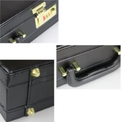 Attachékoffer Zwart - Kunstleer - Documentenkoffer - Attache Koffer Cijferslot - Laptopkoffer - Kantoor Koffer -Reis Opberg Artikelen 1191x1200 3
