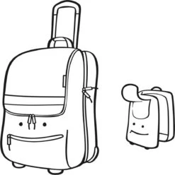 Reisenthel Trolley XS Kids Reiskoffer Kind - Maat XS - 12L - Cats&Dogs Rose Roze -Reis Opberg Artikelen 1194x1200 3