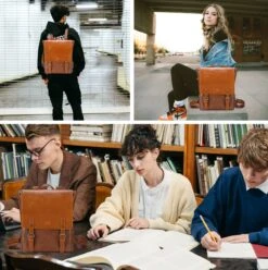 Behave Rugzak - Rugtas - Backpack - Laptoptas - Schooltas - 15 L - 15 Inch Laptop Tas - Bruin -Reis Opberg Artikelen 1194x1200 4