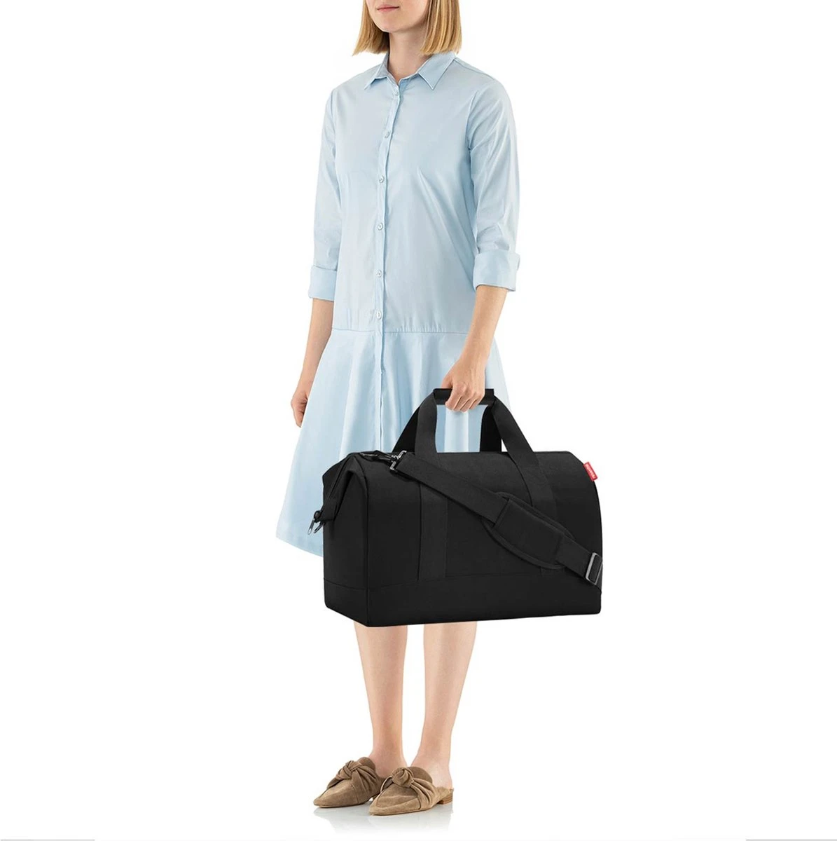 Reisenthel Allrounder L Reistas Sporttas - 30L - Paisley Zwart 9 Reisenthel Allrounder L Reistas Sporttas - 30L - Paisley Zwart - Afbeelding 7