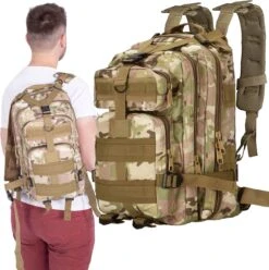 Springos Rugzak | Backpack | Wandelrugzak | Tactical Backpack | 35 Liter | Camouflage | Groen/Camel/Beige 40 Springos Rugzak | Backpack | Wandelrugzak | Tactical Backpack | 35 Liter | Camouflage | Groen/Camel/Beige -Reis Opberg Artikelen 1196x1200 5