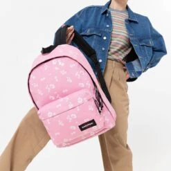Eastpak Out Of Office Rugzak Flower Shine Pink -Reis Opberg Artikelen 1198x1200 4