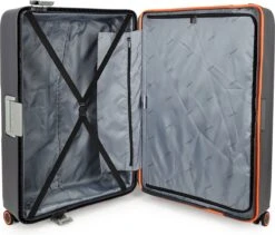 Decent Koffer / Trolley / Reiskoffer - 77 X 54.5 X 31.5 Cm - 116 Liter - Polypropyleen - Maat XL - On-Tour - Grijs -Reis Opberg Artikelen 1200x1026 2