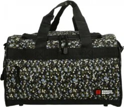Enrico Benetti San Jose Sporttas/ Reistas - 46040 - Zwart Met Madeliefjes -Reis Opberg Artikelen 1200x1028 2