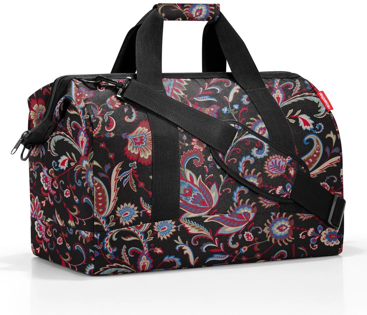 Reisenthel Allrounder L Reistas Sporttas - 30L - Paisley Zwart 4 Reisenthel Allrounder L Reistas Sporttas - 30L - Paisley Zwart - Afbeelding 2