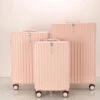 TOP AA Reis Kofferset - Trolleyset 3-delig Met TSA Slot Aluminum Frame, Kleine Cabine En Groot, ABS Luggage, (20+24+28 Inches 3 Pc Set), Roze/pink -Reis Opberg Artikelen 1200x1042 1
