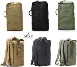 MIRO Luxe Rugzak Rugtas Backpack Grote Capaciteit Met Zip 50 Liter + Kaki/Groen -Reis Opberg Artikelen 1200x1044