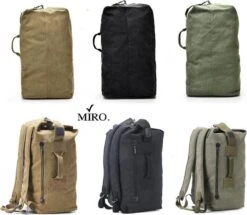 MIRO Luxe Rugzak - Rugtas - Backpack - Grote Capaciteit - Met Zip - 50 Liter - Bruin -Reis Opberg Artikelen 1200x1045 1
