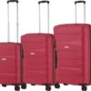 CarryOn Porter ® Kofferset - TSA Trolleyset 3-delig Met OKOBAN - Dubbele Wielen - Rood -Reis Opberg Artikelen 1200x1048 2