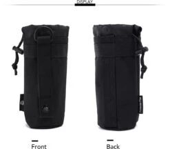 Merkloos Zwart Protector Plus Unisex Duurzame Nylon Kettle Bag Voor 550ML Drink Wandelen, Survival, Air-soft, Paintball | Beschermhoes Waterfles/drinkfles | X000KQ1011 -Reis Opberg Artikelen 1200x1048 5