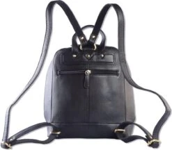 WILD WOODS Leren Dames Rugtas M - Casual Rugzak - Nappa Leer - Zwart 9 WILD WOODS Leren Dames Rugtas M - Casual Rugzak - Nappa Leer - Zwart -Reis Opberg Artikelen 1200x1050 1