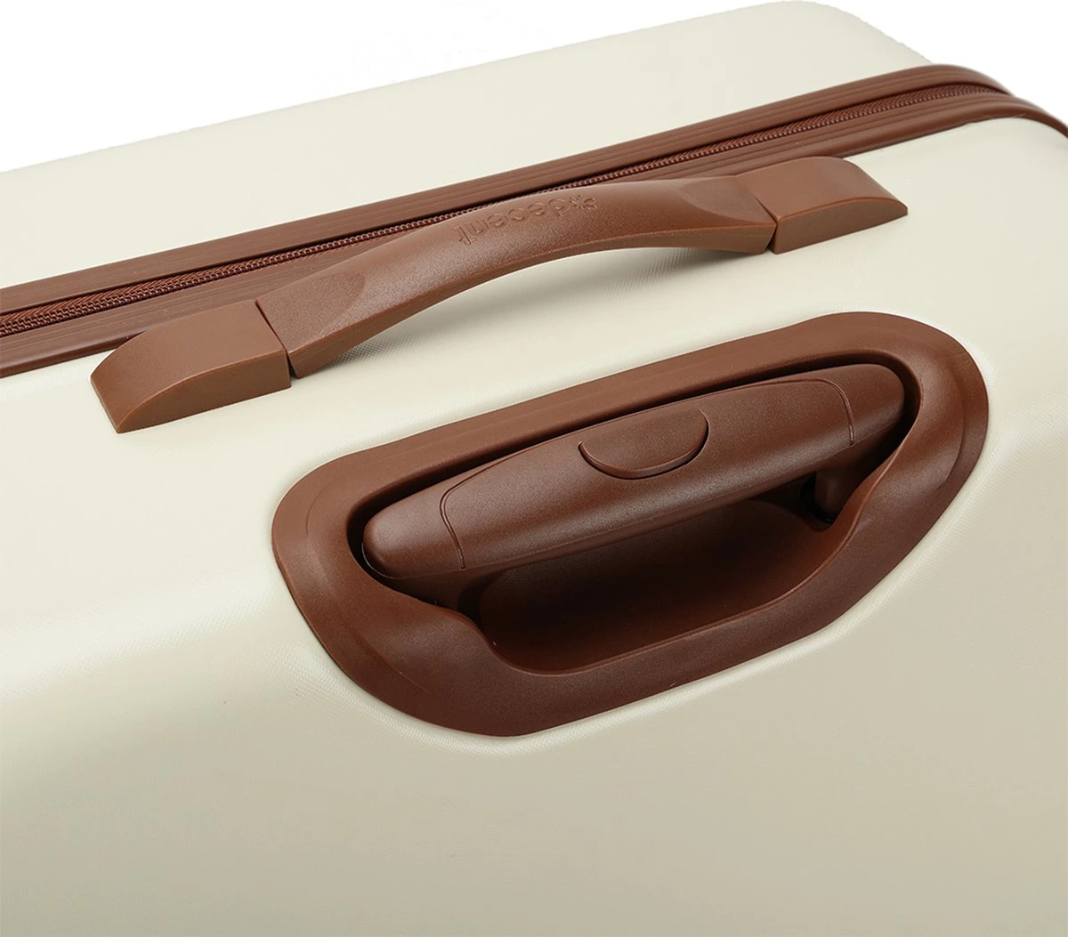 Decent Retro Koffer Groot 76 Cm White 6 Decent Retro Koffer Groot 76 Cm White - Afbeelding 4