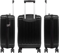 Travelsuitcase - Parma- Ruimbagage Reiskoffer - Polycarbonaat- Zwart - Hoogglans - Maat L / 93 Liter -Reis Opberg Artikelen 1200x1065 1