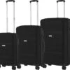 CarryOn Porter ® Kofferset - TSA Trolleyset 3-delig Met OKOBAN - Dubbele Wielen - Zwart -Reis Opberg Artikelen 1200x1066 2