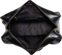 NEGOTIA Delta - Leren Weekendtas - Leren Reistas - Duffel Bag - 100% Luxe Top-Grain Leer - Zwart -Reis Opberg Artikelen 1200x1066 3