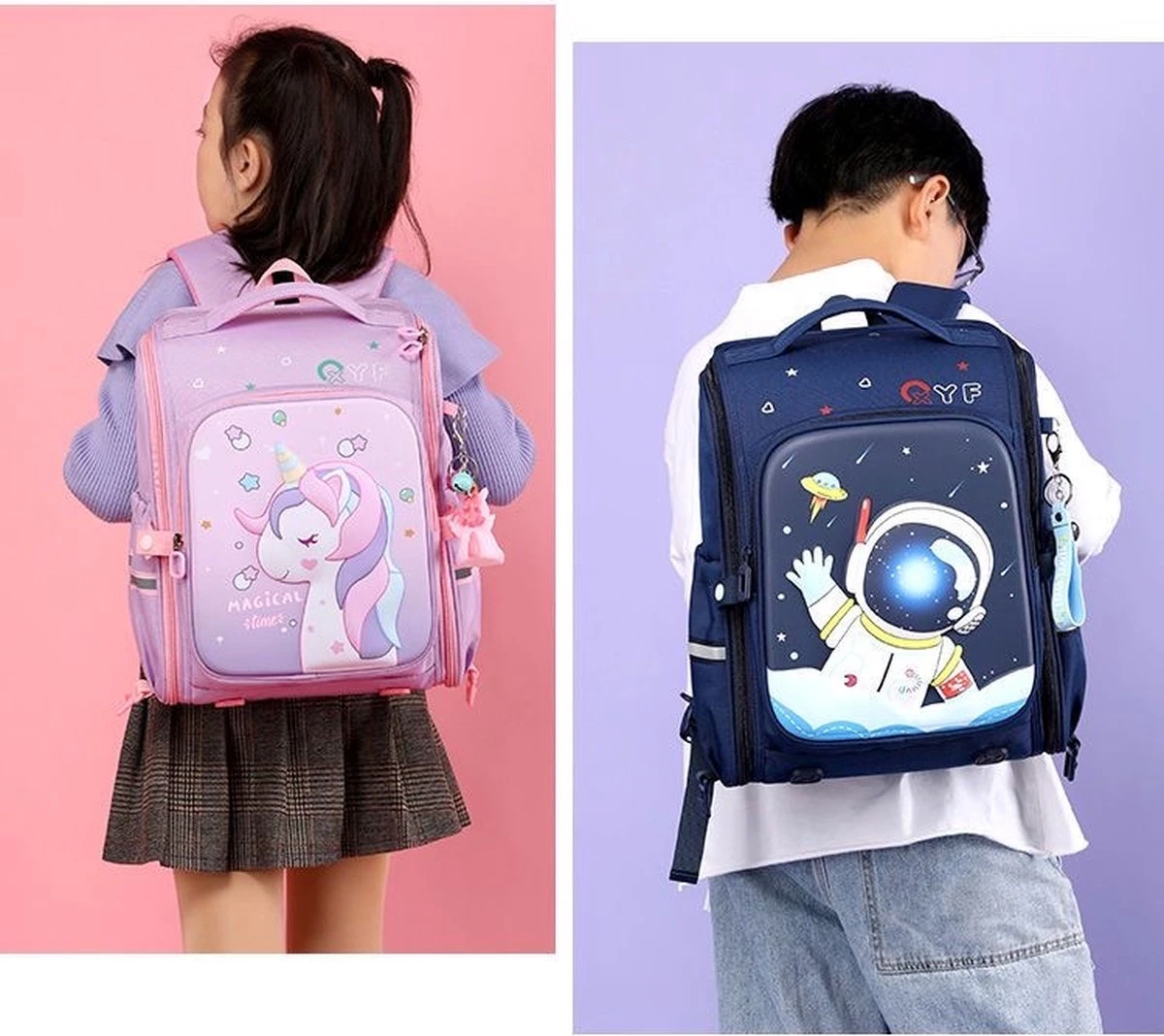 Kinder Rugzak - Rugtas Voor Meisjes - Kleuter - Peuter - Schooltas Basisschool - Eenhoorn Roze 8 Kinder Rugzak - Rugtas Voor Meisjes - Kleuter - Peuter - Schooltas Basisschool - Eenhoorn Roze - Afbeelding 6