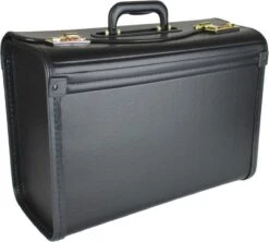 Pilotenkoffer Zonder Wiel - Kunstleer Zwart - Grote Piloten Koffer Met Laptopvak En Cijferslot - Kantoor Koffer - Werk Koffer -Reis Opberg Artikelen 1200x1078 3