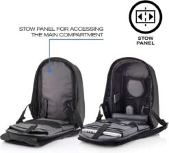 XD Design Bobby Hero XL - Anti-Diefstal Rugzak 21.5 Liter - Zwart -Reis Opberg Artikelen 1200x1082 4