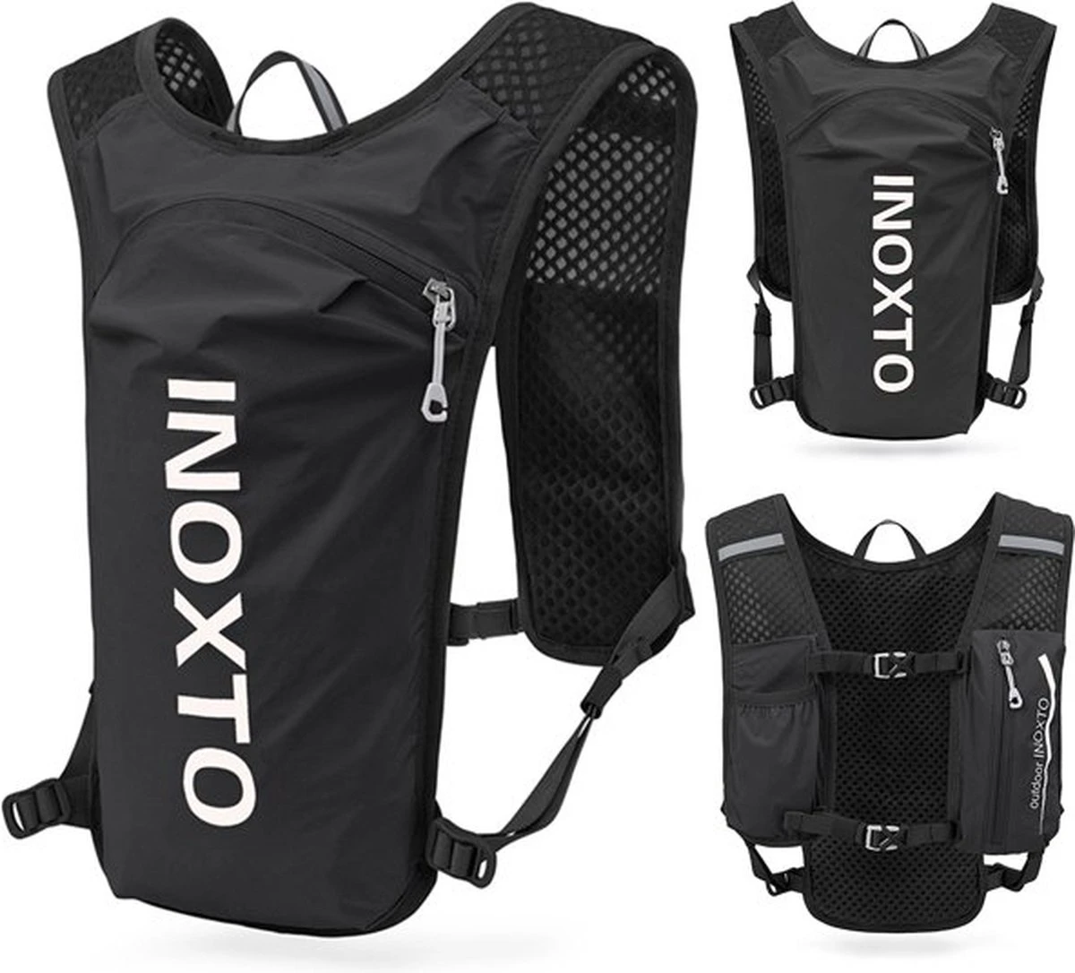 Ultralichte Outdoor Sport Backpack - Zwart - Sport Rugzak Voor Fietsen, Hardlopen, Joggen 7 Ultralichte Outdoor Sport Backpack - Zwart - Sport Rugzak Voor Fietsen, Hardlopen, Joggen - Afbeelding 5