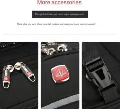 ASA-STAR Rugzak Met 2 USB Charging Anti-theft Laptopvak -Anti-Diefstal- Met Slot (zwart) - Inclusief 2 USB Oplaadstation- Backpack - School - Luxe Laptop Rugtas - Travel- Reistassen - Rugzak Slim Fit School/college Tas Jongens/meisjes -heren- Dames -Reis Opberg Artikelen 1200x1090 5