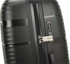 Decent EXPLORER PP Trolley 77 Cm - 106 Liter - TSA Slot - Black -Reis Opberg Artikelen 1200x1091