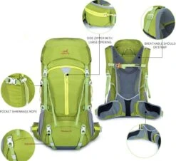 Merkloos Waterbestendige 50L Rugzak -Reis Opberg Artikelen 1200x1097 2