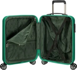 Princess Traveller I'm Green Atlantic - Handbagage Koffer - Groen - S - 55cm -Reis Opberg Artikelen 1200x1103 1