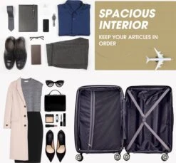 Merax 3-delig Kofferset Met TSA Slot - Trolleyset ABS 40L, 70L & 110 Liter - Goud 21 Merax 3-delig Kofferset Met TSA Slot - Trolleyset ABS 40L, 70L & 110 Liter - Goud -Reis Opberg Artikelen 1200x1111 3