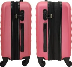 SB Travelbags Kofferset - 2 Delige 'Expandable' Koffer - Roze - 65cm/55cm 20 SB Travelbags Kofferset - 2 Delige 'Expandable' Koffer - Roze - 65cm/55cm -Reis Opberg Artikelen 1200x1112 1