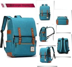 HapiLeap Laptop Vintage Rugzak Waterbestendig Zakelijke Reizen School Rugzak Messenger Bag Past 15.6 Inch Notebook Voor Mannen & Vrouwen -Reis Opberg Artikelen 1200x1118 2