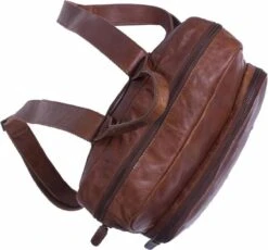 Chesterfield - 15,4 Inch Laptop Rugzak - Mack - Cognac -Reis Opberg Artikelen 1200x1118