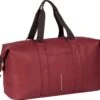 New Rebels® Mart Weekender - Weekendtas - Reistas - Waterafstotend - Polyurethaan- Burgundy -Reis Opberg Artikelen 1200x1123 8