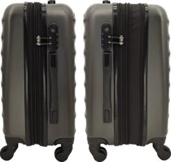 SB Travelbags Kofferset - 2 Delige 'Expandable' Koffer - Donker Grijs - 65cm/55cm -Reis Opberg Artikelen 1200x1130 5