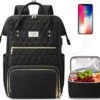 Merkloos ETRONIK Lunch Rugzak Voor Dames, Laptoprugzak, 15,6 Inch Met Geïsoleerde Koeltas, Waterdichte Koelrugzak Met USB-oplaadaansluiting, Koeltas, Lunchtas Voor Dames En Heren, Reizen, Werk, School, Zwart -Reis Opberg Artikelen 1200x1133 7