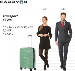 CarryOn Transport TSA Reiskoffer - Trolley 67cm Met Expander - OKOBAN - Dubbele Wielen - Olijf 17 CarryOn Transport TSA Reiskoffer - Trolley 67cm Met Expander - OKOBAN - Dubbele Wielen - Olijf -Reis Opberg Artikelen 1200x1135 1
