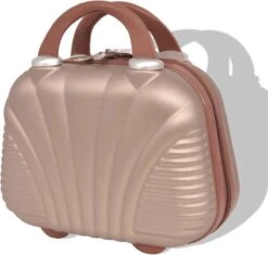VidaXL Harde Rolkoffer Set Champagnekleurig 4-dlg -Reis Opberg Artikelen 1200x1142 1
