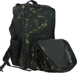 Backpack | Waterdicht | Rugzak | Rugtas | Dagrugzak | Wandelen | Hike Rugzak | Schooltas | 45 Liter | Black Camo -Reis Opberg Artikelen 1200x1147 2