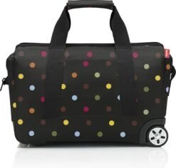 Reisenthel Allrounder Trolley Reiskoffer Reistas Op 2 Wielen - 30L - Dots Zwart -Reis Opberg Artikelen 1200x1148