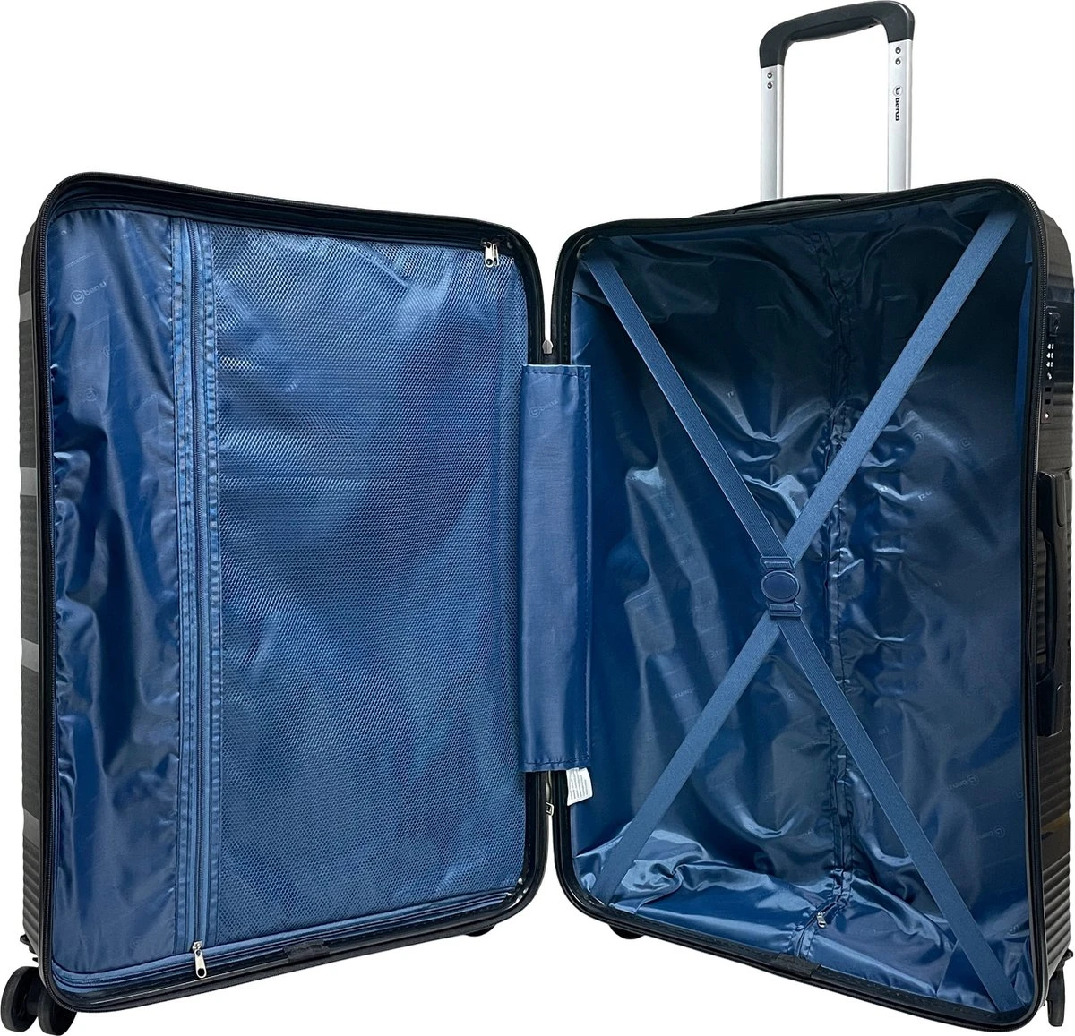 Benzi Izeda Grote Koffer - 75 Cm - 95 Liter - Rood 6 Benzi Izeda Grote Koffer - 75 Cm - 95 Liter - Rood - Afbeelding 4