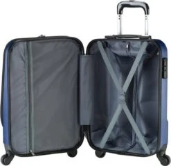 Princess Traveller Sydney - Handbagagekoffer - Laptop Vak - Blauw - S - 55cm -Reis Opberg Artikelen 1200x1160 1