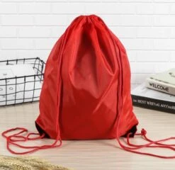 Merkloos Gymtas Met Rijgkoord - Nylon Rugzakjes – Nylon Rugzak – Geel -Reis Opberg Artikelen 1200x1166 6