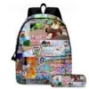 Roblox All Over Rugzak Met Etui - Kinderrugzak - Schooltas - Rugtas - Gymtas - Reistas -Reis Opberg Artikelen 1200x1172 1
