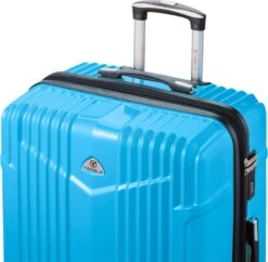 Tesla PC - Reiskoffer - 75 Cm - 4 Wielen - Licht Blauw -Reis Opberg Artikelen 1200x1174