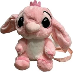 Merkloos Angel - Roze - Stitch Tas - Lilo And Stitch - Rugtassen - Schoencadeau - Verjaardag - Kinderfeestje- Disney - Knuffel Tas - Verstelbaar - 25 Cm -Reis Opberg Artikelen 1200x1180 13